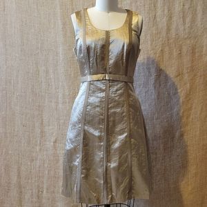 CLUB MONACO Gold Madison Dress -2